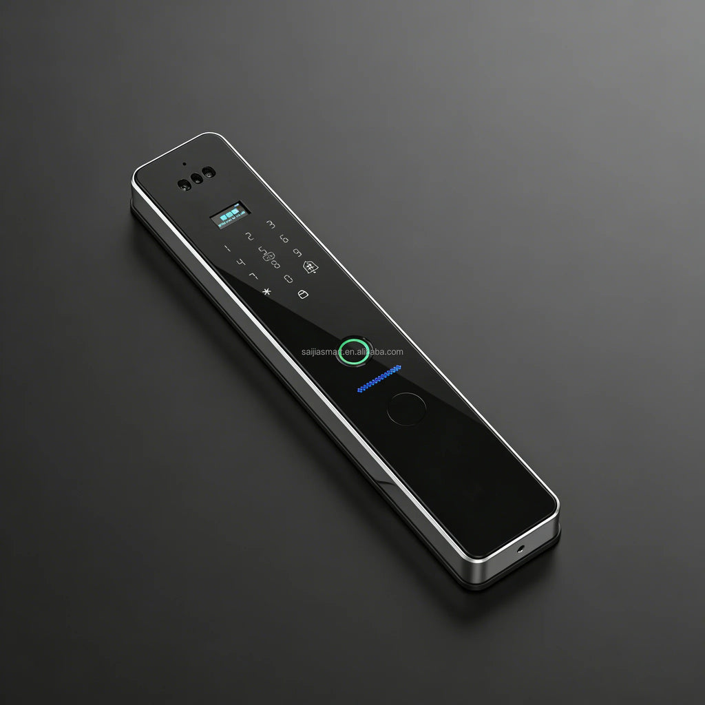 Latest Cerradura Inteligente 3D Face Fingerprint Door Lock Smart Camera Electric Password WiFi Network Memory Card Storage