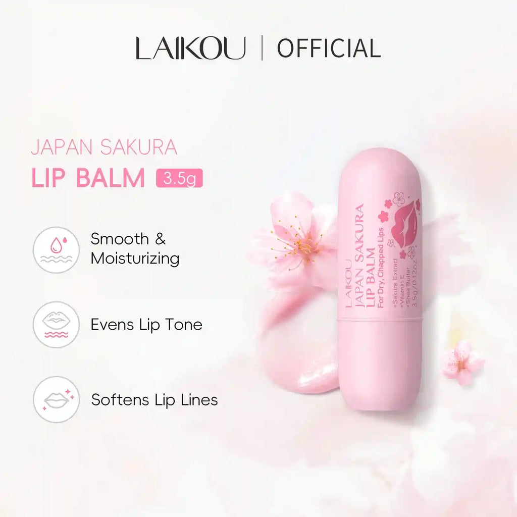 Sakura Lip Balm Hydrating Plumping Treatment 3.5g - Tidesmit Lip Care Lip Care Tidesmit