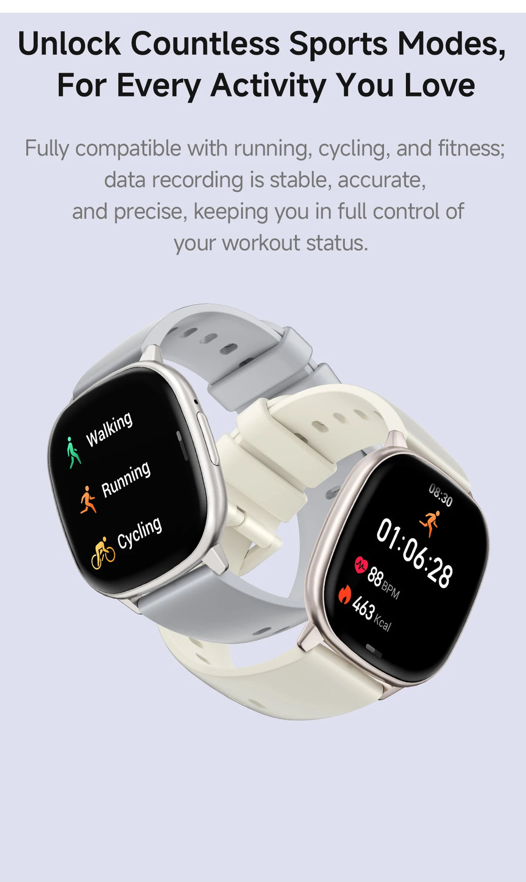 2026 New Fashion HD17 Air Smart Watch for Unisex Breathing Training Heart Rate Sleep Pressure Monitoring Waterproof BT Calling