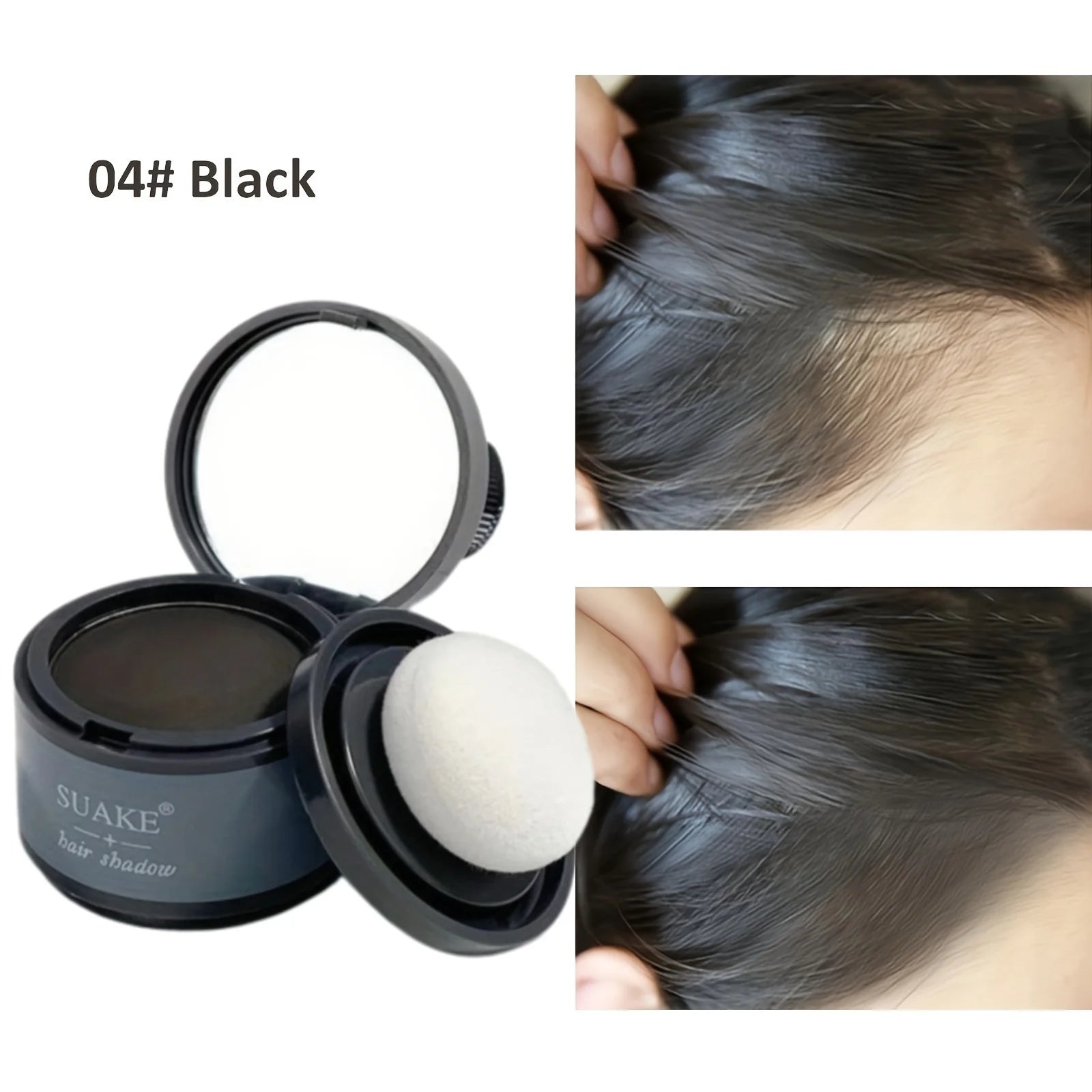 Tidesmit Instant Hairline Enhancer Powder for root touch-ups and thinning hair coverage in a natural matte finish
