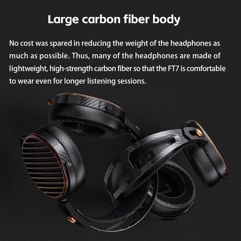 FiiO FT7 Planar Open-Back Headphones 106mm Driver - Tidesmit Tidesmit