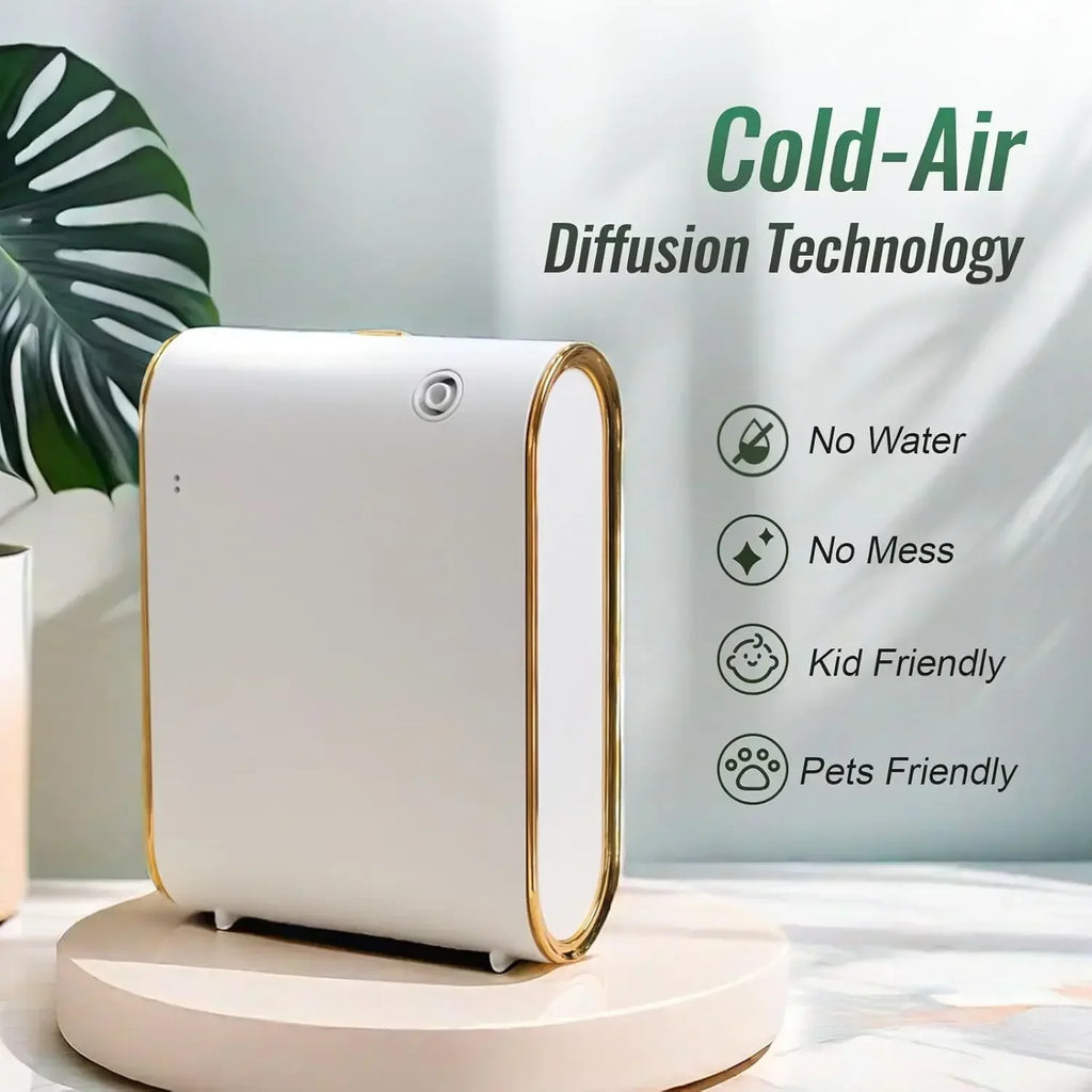 Waterless Room Fragrance Diffuser Smart Aroma Diffuser Machine Electric Smell for Home 500m³ Bluetooth Smell Distributor