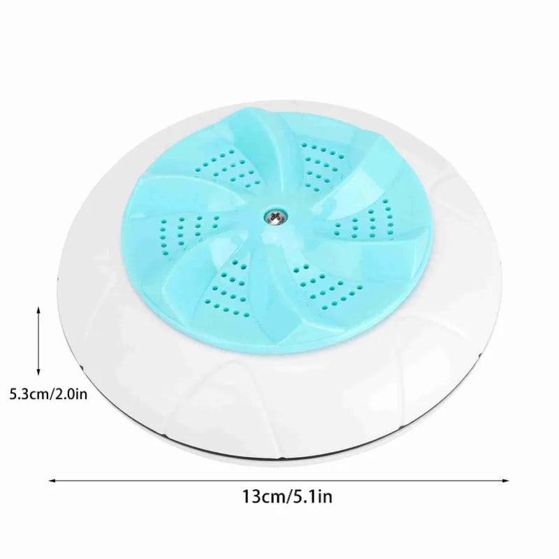 Tidesmit portable mini ultrasound turbo washing machine showing compact design features for travel laundry, view 4