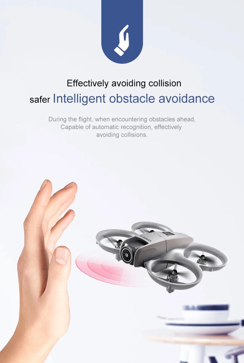 Mini GPS Camera Drone with 8K Dual Lens & Obstacle Avoidance Tidesmit
