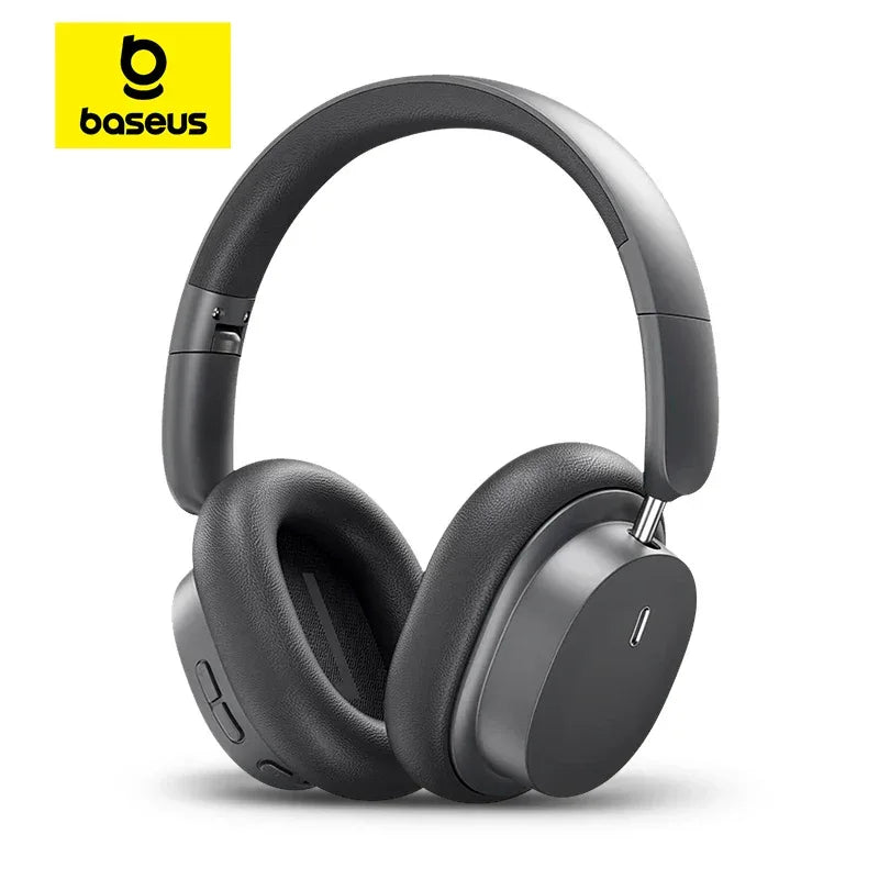 Wireless Bluetooth Headphones Over Ear 70H Playtime Tidesmit Gray Tidesmit