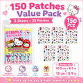 150PCS Hello Kitty Cute Face Stickers, Hydrocolloid Pimple Patches for Invisible Blemish Concealing