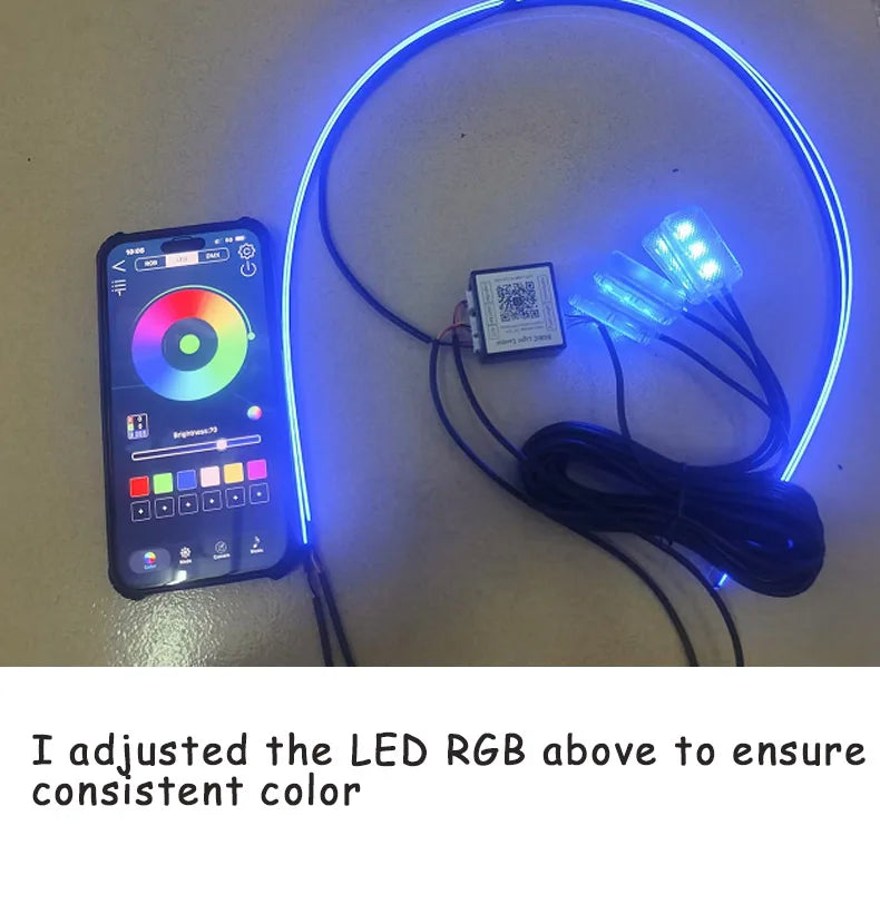 Car Ambient Lighting RGB LED Symphony Atmosphere Lamp by Tidesmit Tidesmit