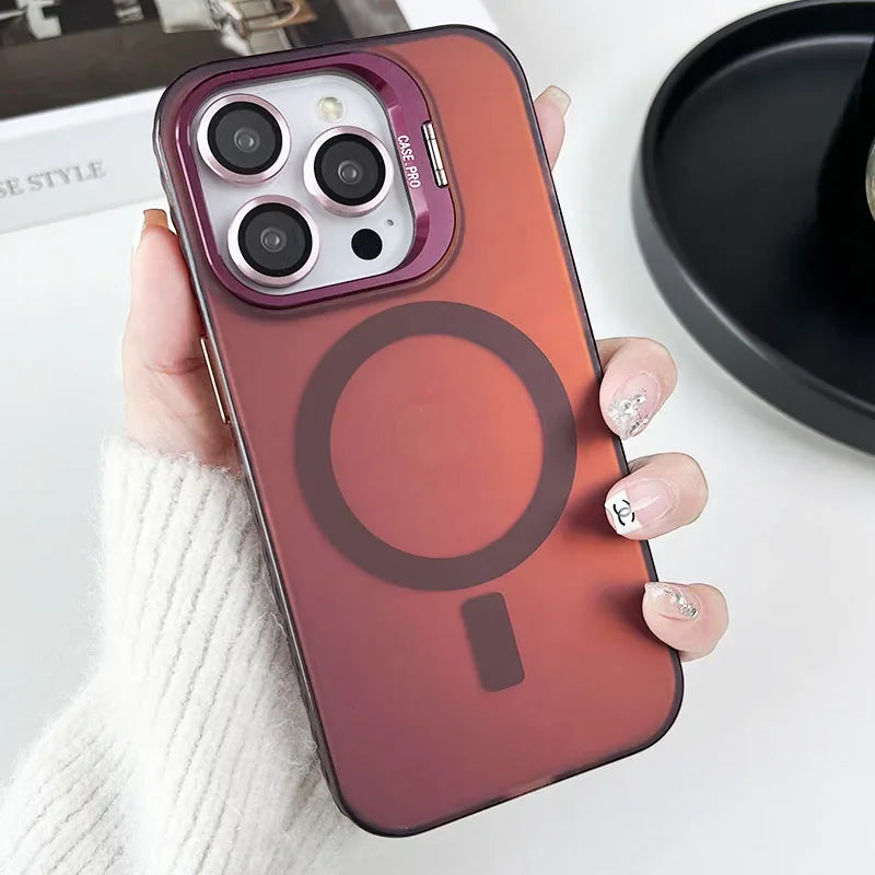 Magnetic Color Changing iPhone Case with Integrated Lens Protection Tidesmit