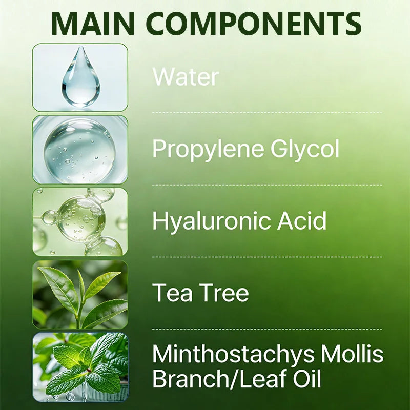 Tidesmit YUITIKUE 100ml Tea Tree Foot Freshing Spray for 24H odor control and cooling relief.