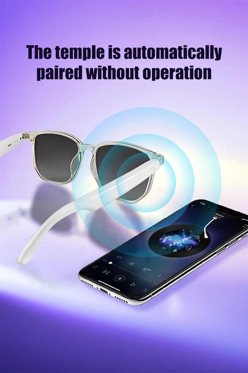 Tidesmit Bluetooth Smart Glasses with Polarized UV400 Audio Lenses Tidesmit