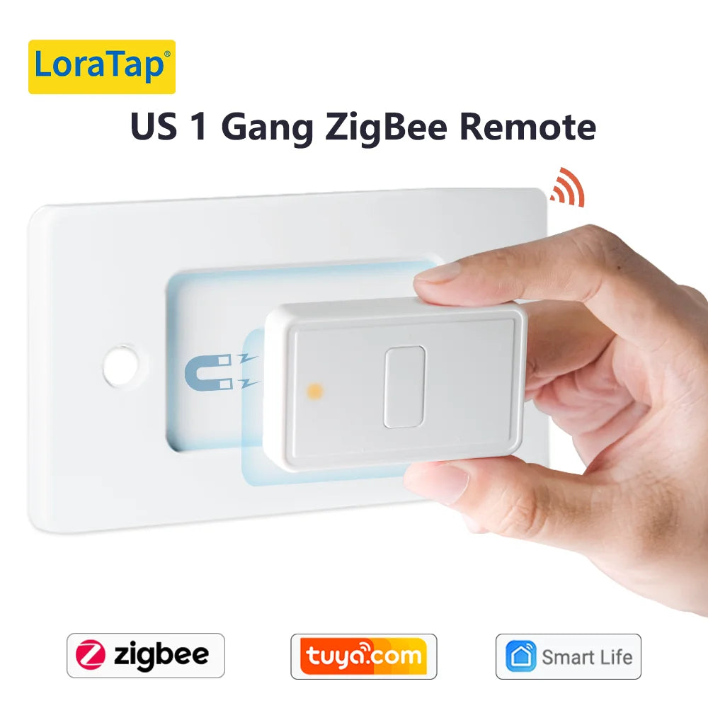 ZigBee Smart Scene Switch Wireless Remote Controller | Tidesmit EU 1 Gang US Remote China Mainland Tidesmit