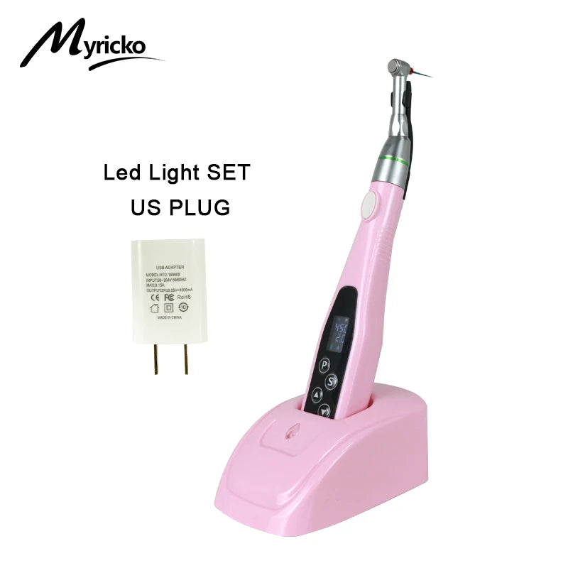 Wireless Dental Endomotor with LED Light | 16:1 Reduction | Tidesmit Body Shaping Massage Equipment Pink US Tidesmit