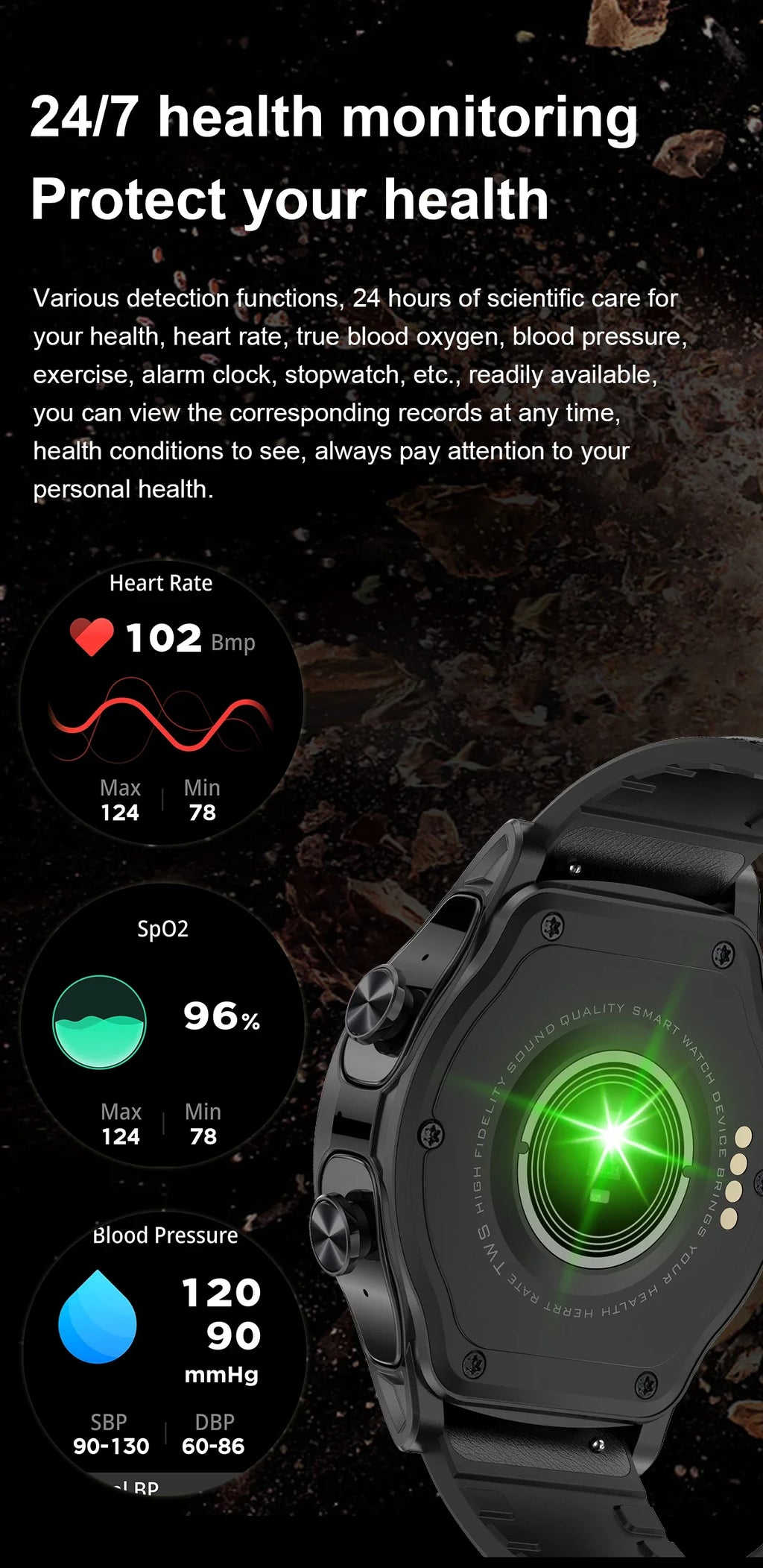New NFC Smartwatch TWS Bluetooth Headset Two-In-One 1.39HD Display IP67 Waterproof Heart Rate Monitor Male Sports Smartwarch
