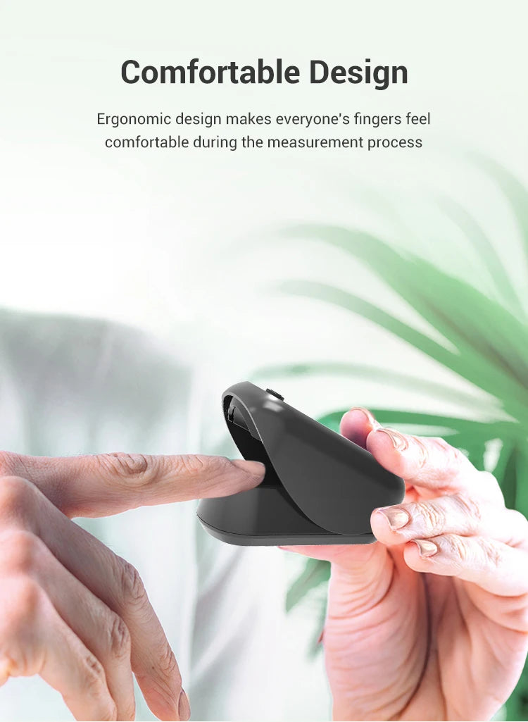 ChoiceMMed Portable Medical Finger Pulse Oximeter Blood Oxygen Saturation Meter Heart Rate SpO2 PR LCD Oximetro De Dedo Monitor