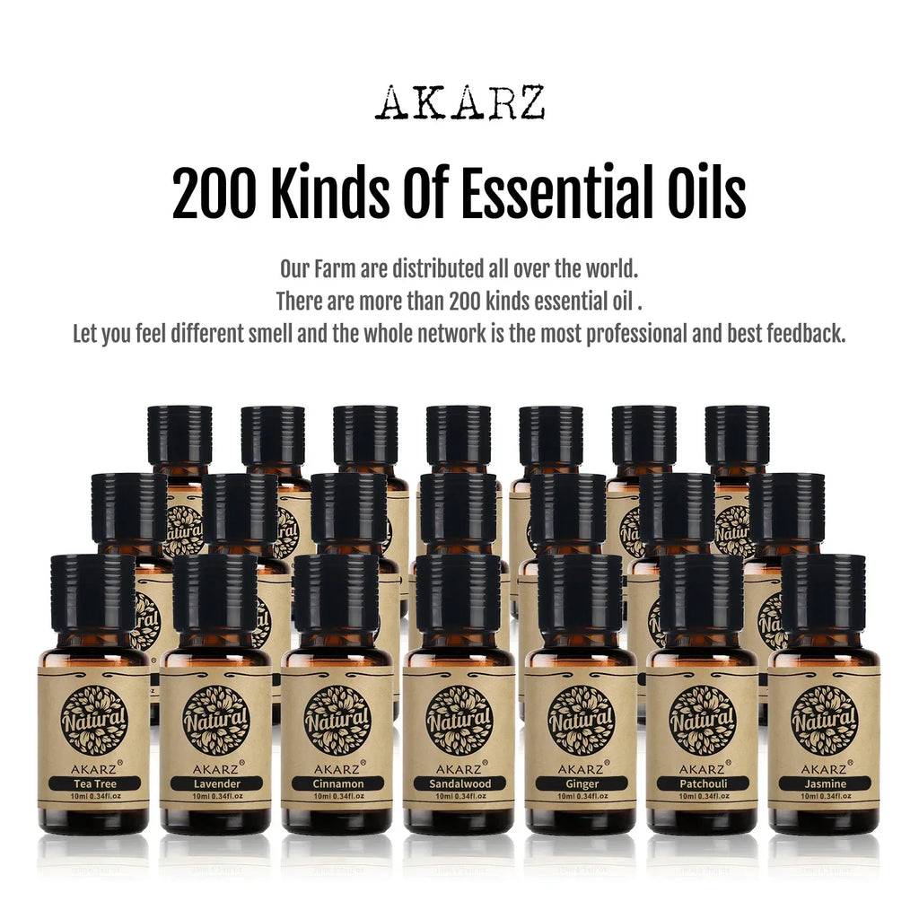 AKARZ Lemon Verbena Laurel Pineapple Bamboo Medlar Peony Ravensara Tangerine Essential Oil Handmade DIY Soap Scents Perfume Oil