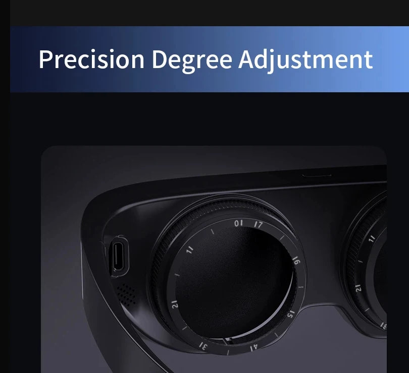 Tidesmit AiO8 Smart Glasses: 1000-Inch VR Display 1058PPI Tidesmit