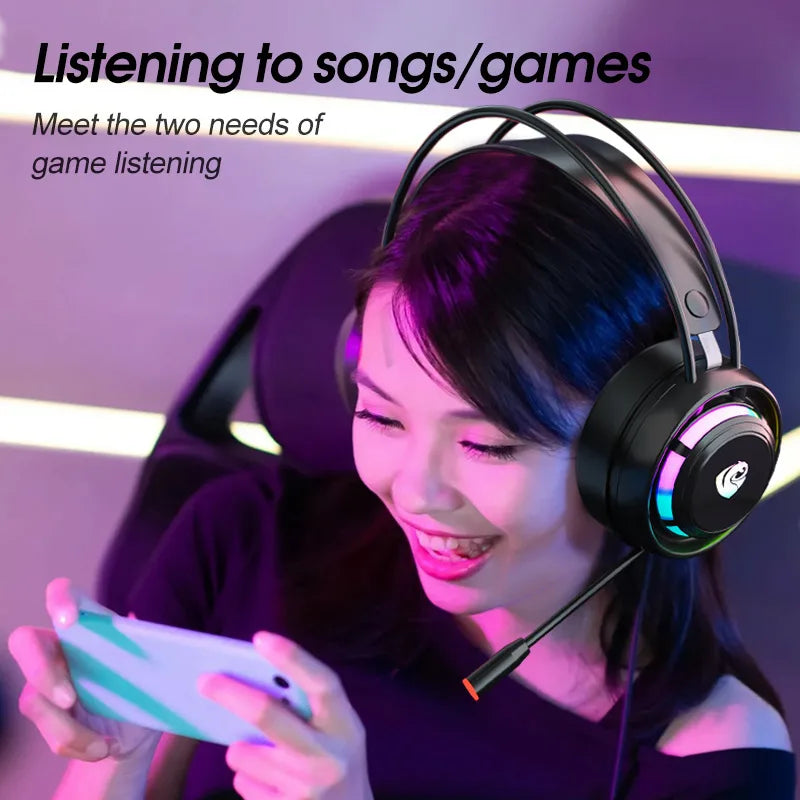 Gaming Headset with 7.1 Surround Sound and Noise Cancelling Microphone Tidesmit