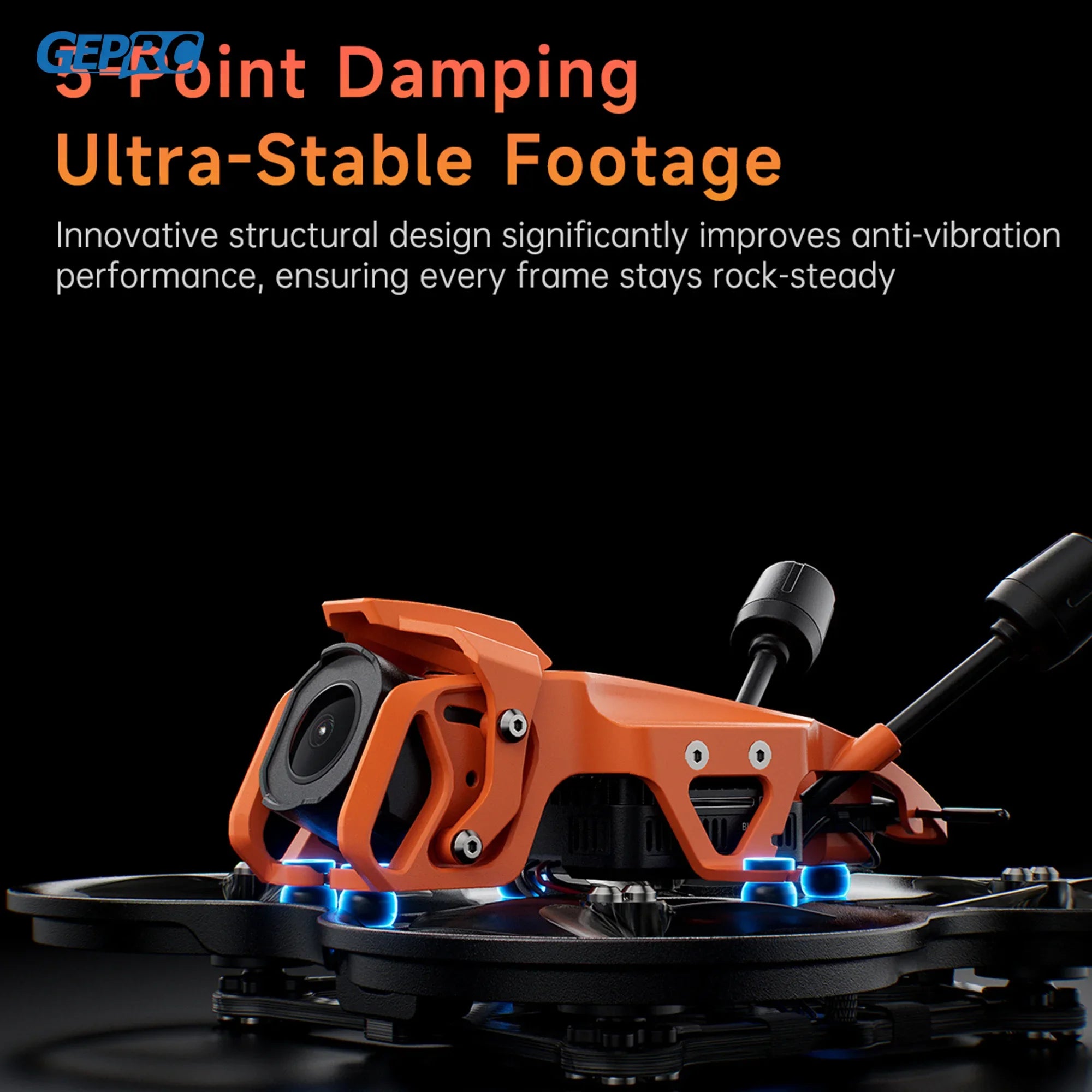 GEPRC DarkStar22 FPV Drone with O4 Air Unit and 1104 7500KV Motors Tidesmit