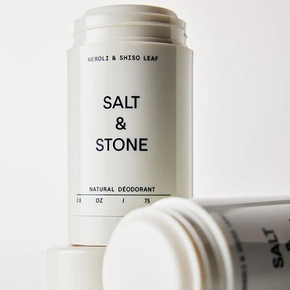 Tidesmit SALT&STONE sandalwood deodorant stick for long-lasting odor protection and refreshing underarm care.
