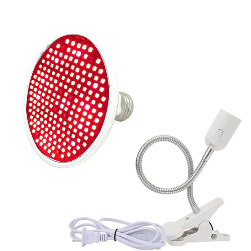 Beauty Anti Aging Red led Light bulb E27 Therapy Deep red 660 850nm IR Infrared plant grow lamp for Full Body Skin Pain Relie t