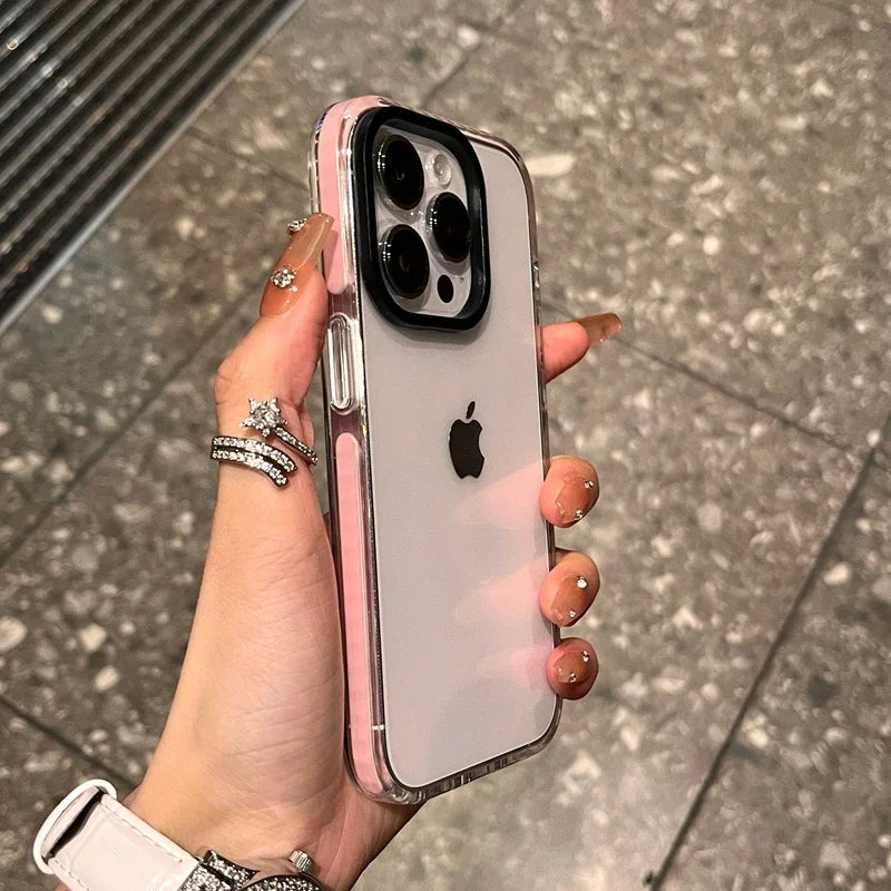 Shockproof iPhone Case with Airbag Bumper - Clear Slim Fit Protection Tidesmit