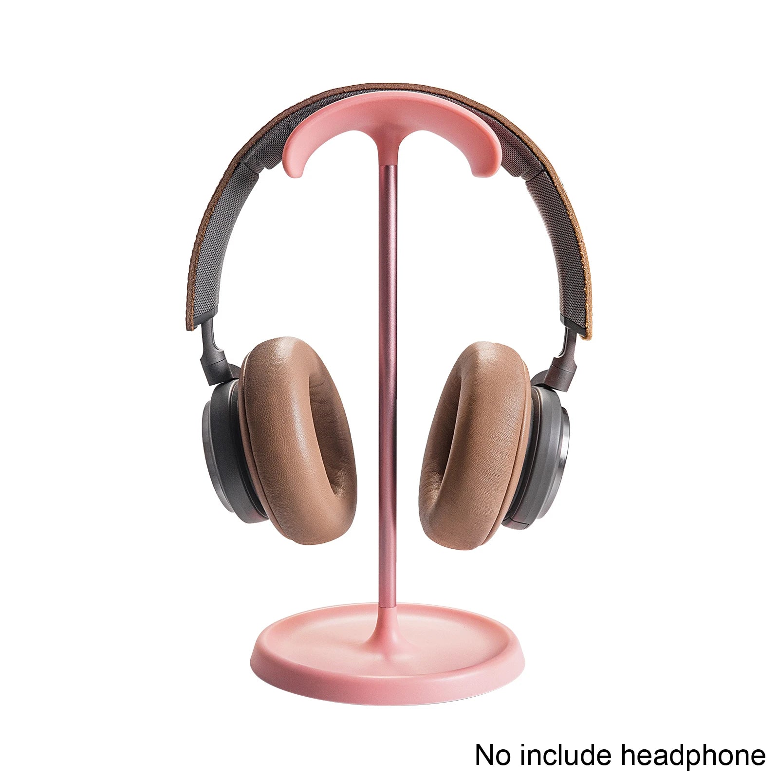 Curved Headphone Stand & Storage Tray for Over-Ear Headphones Pink Tidesmit