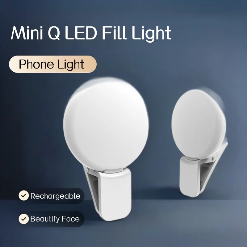 LED Selfie Ring Light – Adjustable Phone Lamp for Content Creation Tidesmit