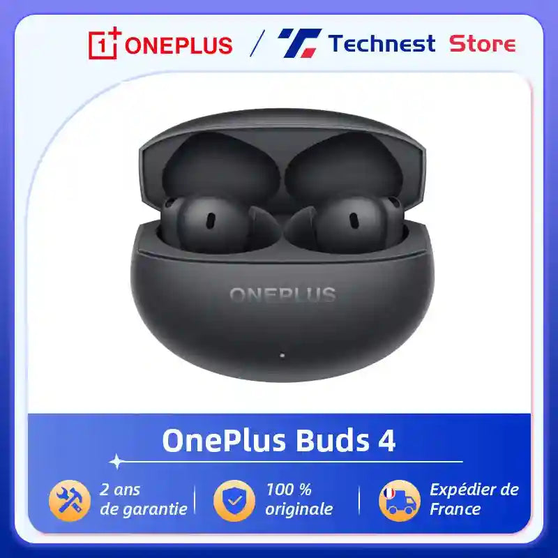 OnePlus Buds 4 Wireless Earbuds | 55dB ANC & 45Hr Battery | Zen Green Tidesmit