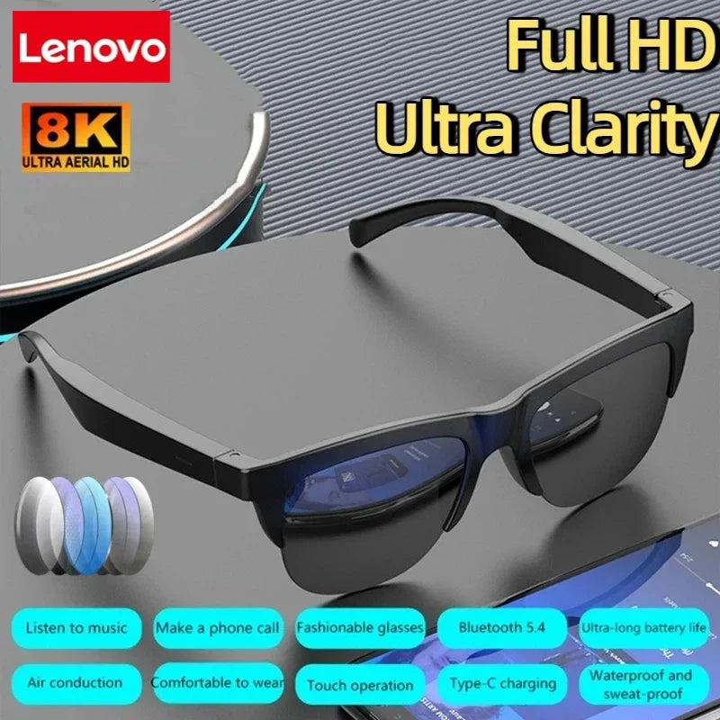 Bluetooth Sunglasses with Spatial Audio & UV Protection - Black Tidesmit