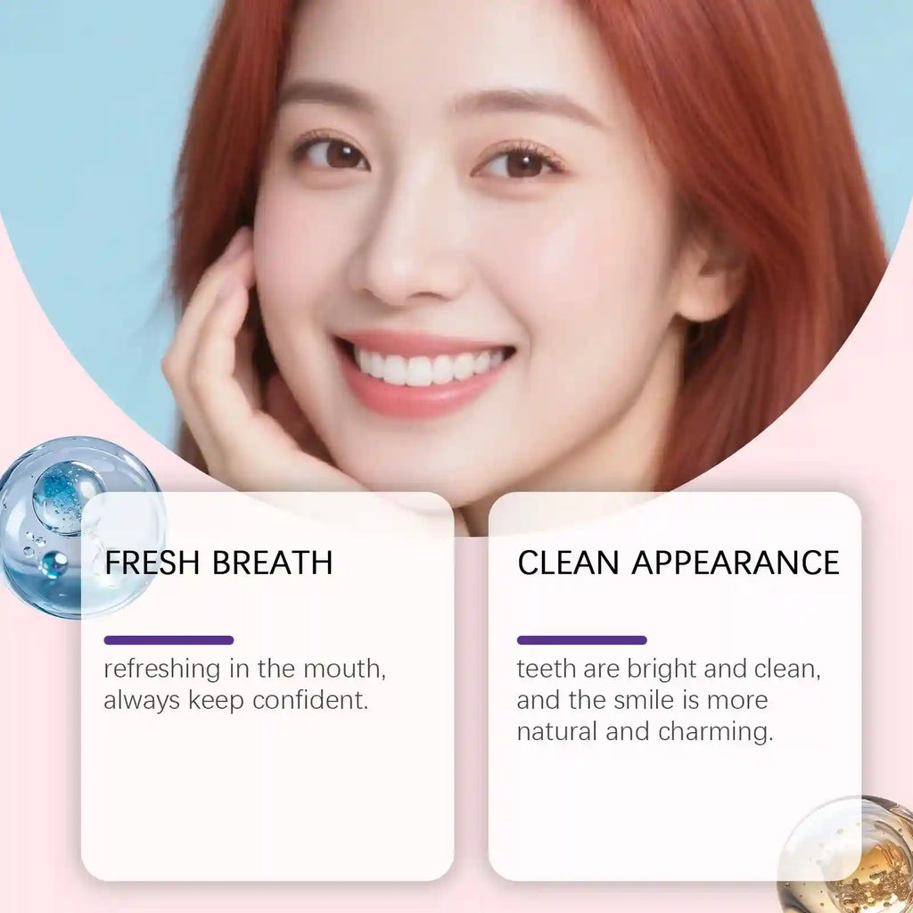 Tidesmit probiotic teeth whitening toothpaste for enamel repair, gum protection, and refreshing breath.