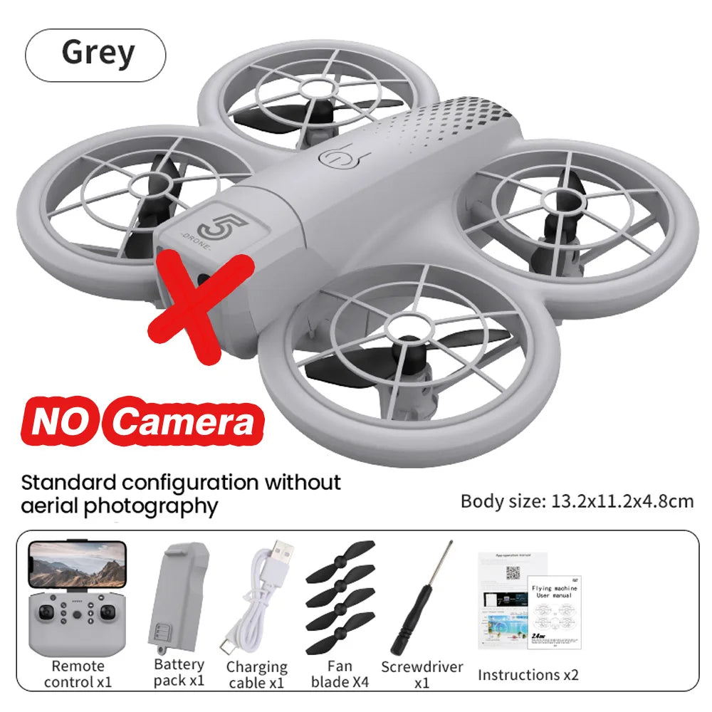 Mini 4K Camera Drone - Foldable Remote Control Aircraft CZ05 No Camera G Tidesmit