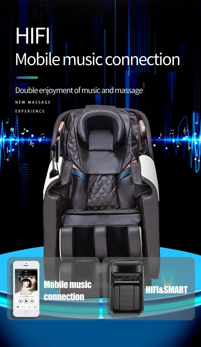 Full Body Massage Chair Zero Gravity with Foot Roller by Tidesmit Massage Chairs Tidesmit