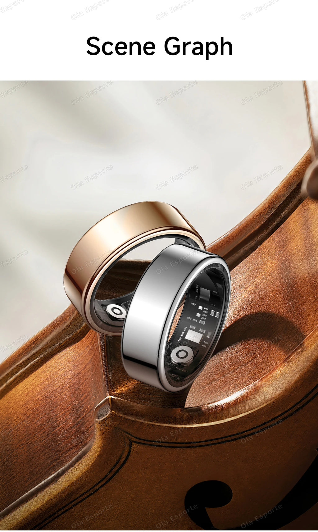 Newest Smart Ring Call Message Notification Hand Gestures Control Health Monitoring IP68 5ATM Waterproof Ring Men Women 2025 New