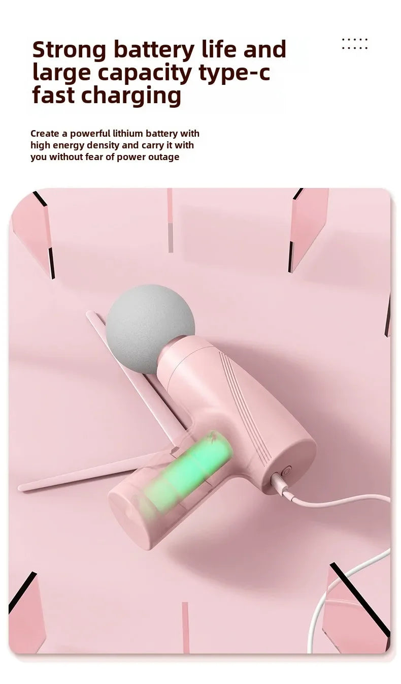 Portable Deep Tissue Massage Gun for Targeted Muscle Recovery Therapy Relaxation Treatment Tidesmit