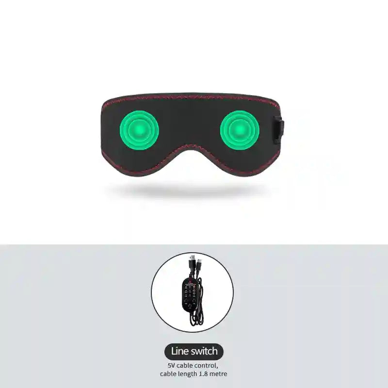 Heated Eye Massage Mask with 3 Heat Modes - Portable Wellness Device Eye Massage Instrument 5V-Massage Tidesmit