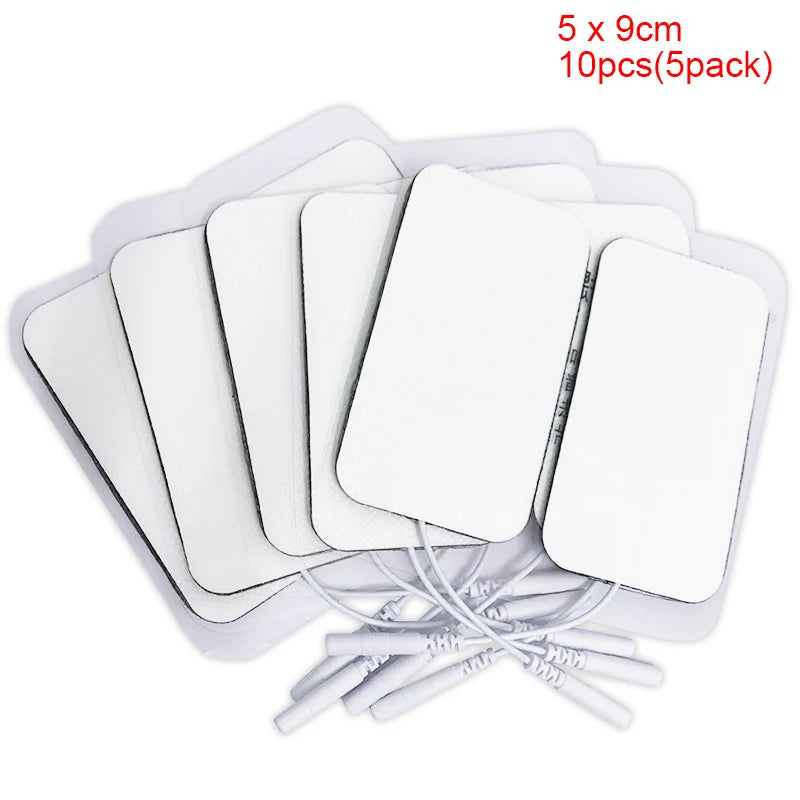 TENS Electrode Pads Replacement Gel for Muscle Relief - Adhesive Pads Back Massage Instrument Tidesmit