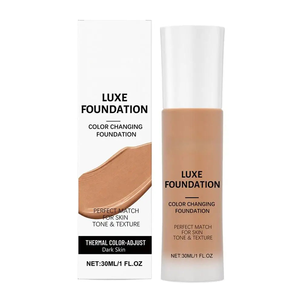 Tidesmit thermal color changing foundation and oil-control liquid concealer for intelligent tone matching finish