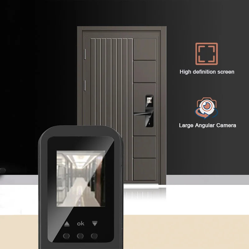XSDTS New Tuya Wifi Digital Electronic Smart Door Lock With Biometric Camera Fingerprint Smart Card Password Key Unlock