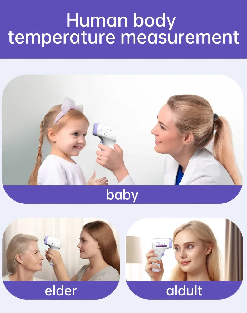 Infrared Fever Thermometer Medical Household Digital LCD Infant Adult Non-contact Laser Body Temperature Ear Thermometer
