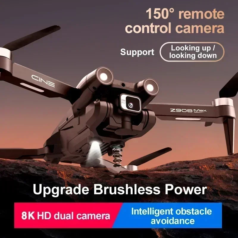 8K Camera Drone Foldable Quadcopter with Obstacle Avoidance | Tidesmit Tidesmit
