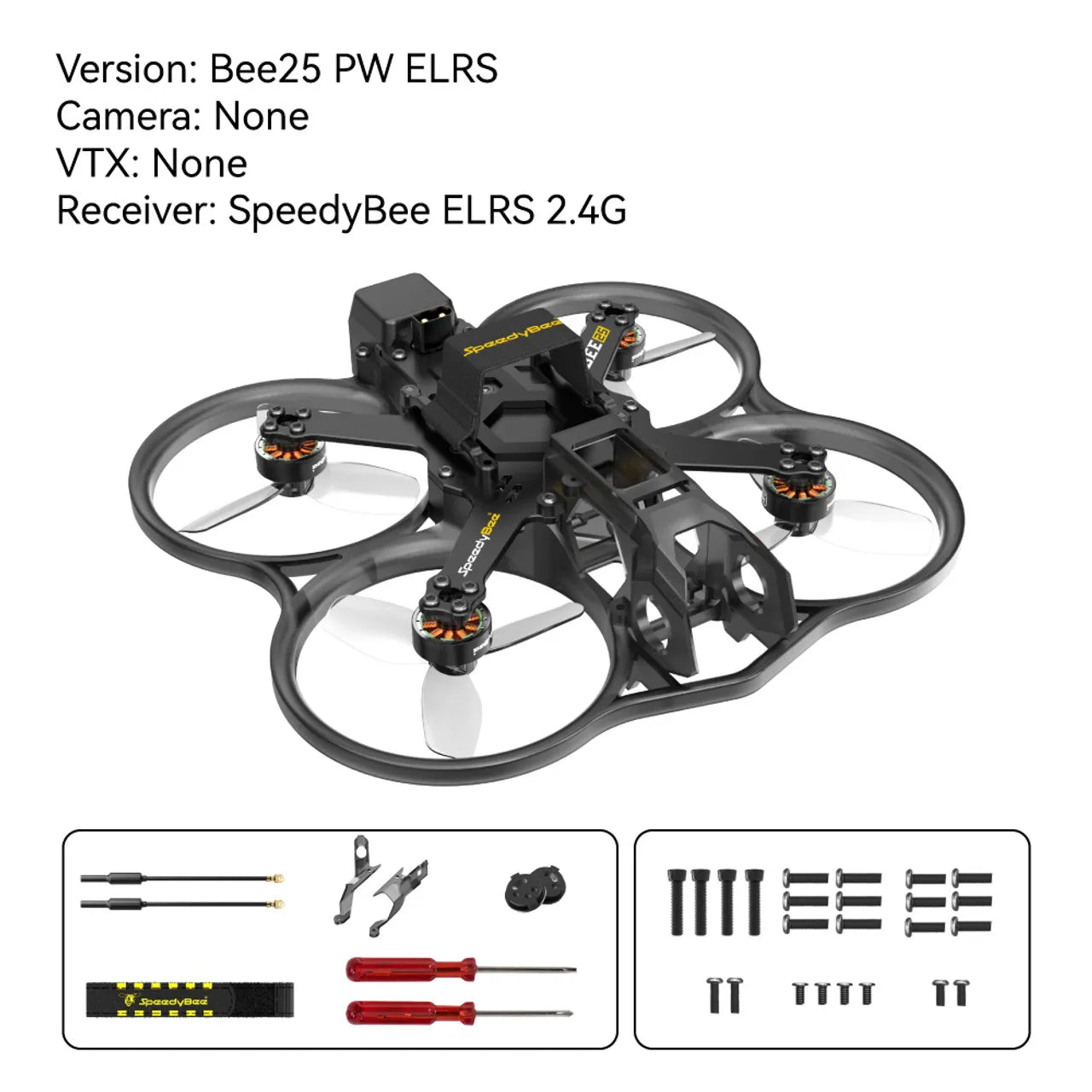 SpeedyBee Bee25 2.5 Inch FPV Drone with O3 Air Unit - PNP/ELRS/TBS ELRS Version Tidesmit