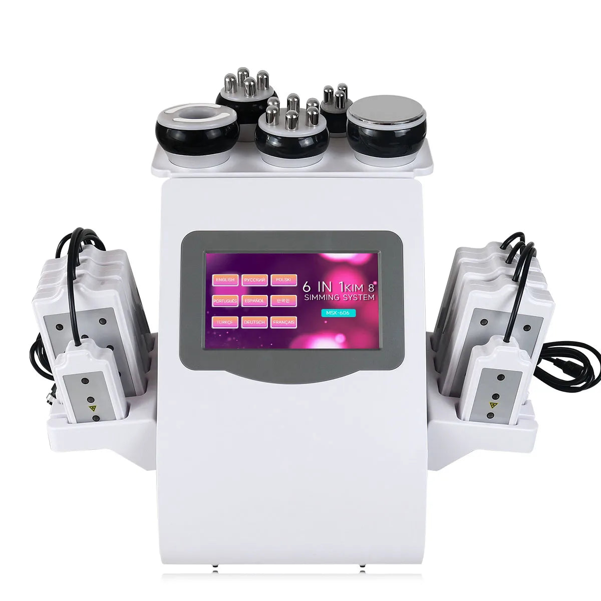 Ultrasonic Cavitation Machine 6-in-1 Body Slimming Device Body Shaping Massage Equipment Tidesmit