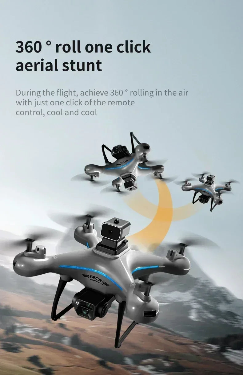 8K Camera Drone with Dual Lens Obstacle Avoidance - Foldable Quadcopter Tidesmit