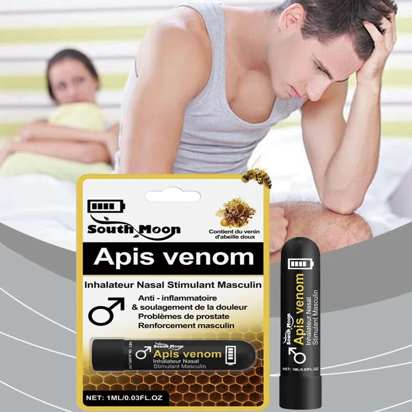 Tidesmit Apis Venom nasal sniffing stick for men's daily care and comfortable masculine wellness support.
