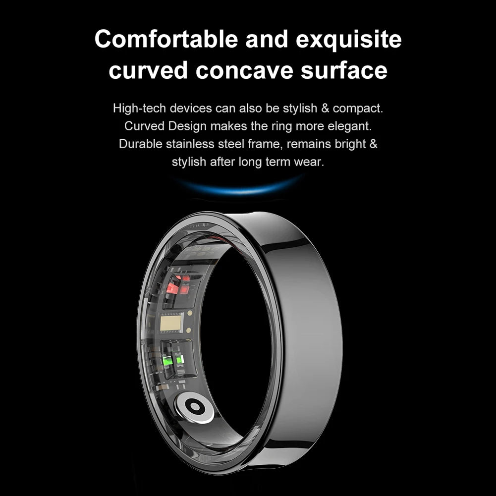 Tidesmit Smart Health Ring - Fitness Tracker with Biometric Sensor Tidesmit