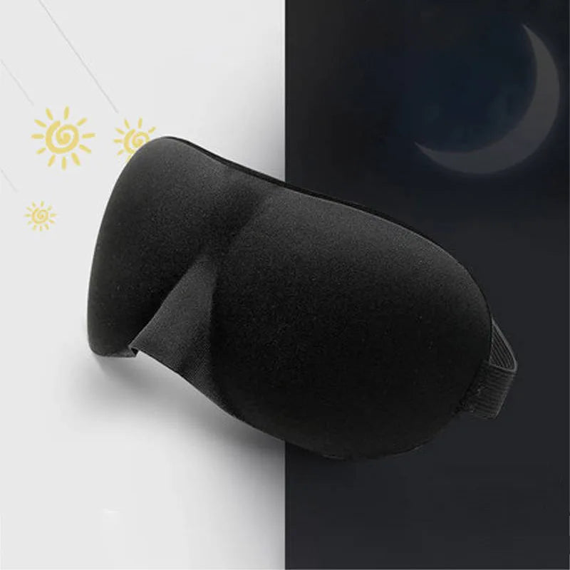 3D Sleeping Eye Mask Travel Rest Aid Eye Cover Patch Paded Soft Sleeping Mask Blindfold Eye Relax Massager