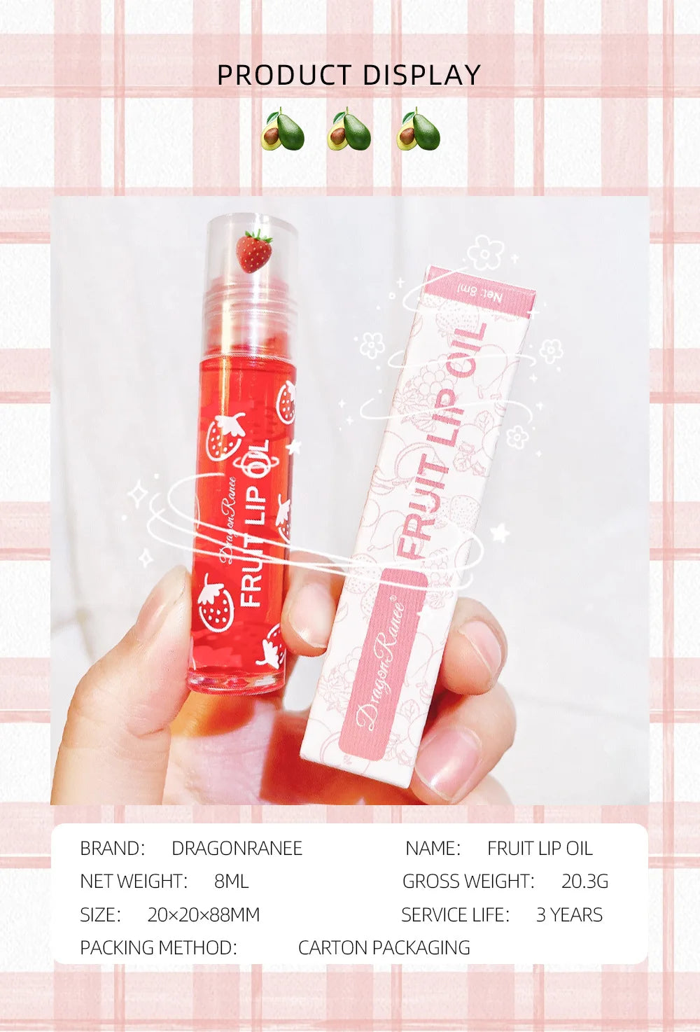 Moisturizing Lip Oil Gloss - Hydrating Lip Care for Soft Lips Lip Care Tidesmit