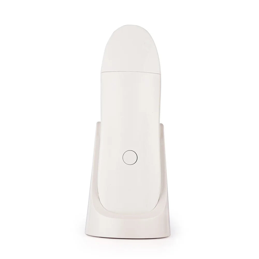 Ultrasonic Skin Scrubber | Nano Mist Deep Pore Cleansing Device (White) Scrubs Treatments Tidesmit