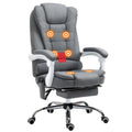 Massage Office Chair with 6 Vibration Points & Heat Therapy - Grey Massage Chairs spain Tidesmit