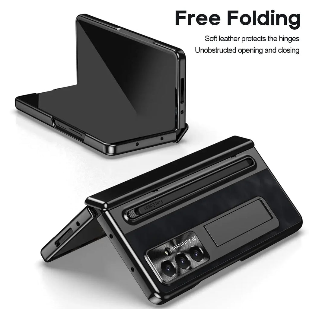 Samsung Galaxy Z Fold 7 Case with S Pen Holder and Kickstand Tidesmit